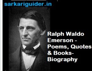 Ralph Waldo Emerson - Poems, Quotes & Books- Biography
