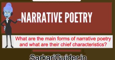 What Is Narrative Poetry