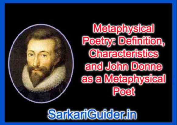 characteristics of metaphysical poetry john donne