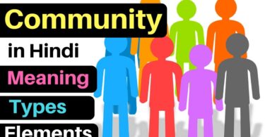 Meaning of Community And its Definition in Hindi