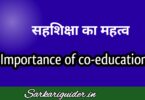 सहशिक्षा का महत्व पर निबंध