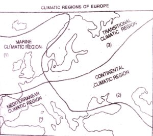 यूरोप के जलवायु प्रदेश