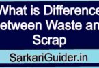What is Difference Between Waste and Scrap