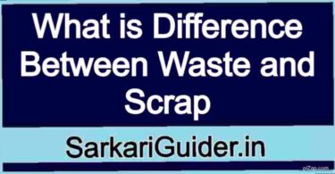 What is Difference Between Waste and Scrap