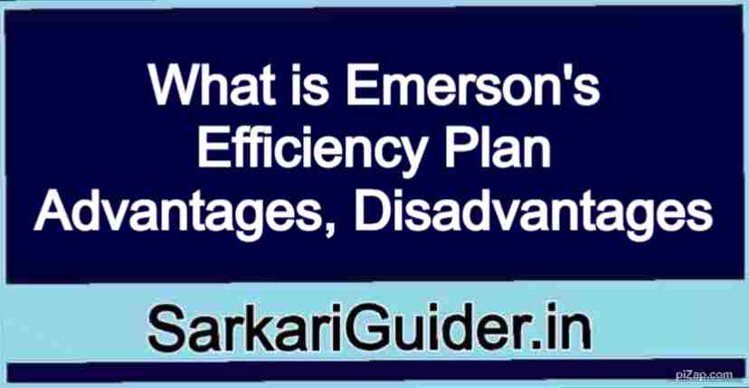 What is Emerson's Efficiency Plan