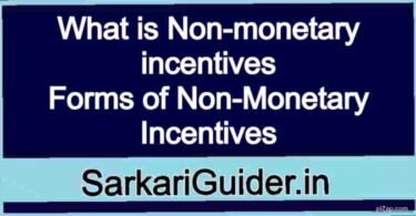 What is Non-monetary incentives